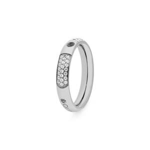 NEW QUDO women's basic deluxe ring in silver